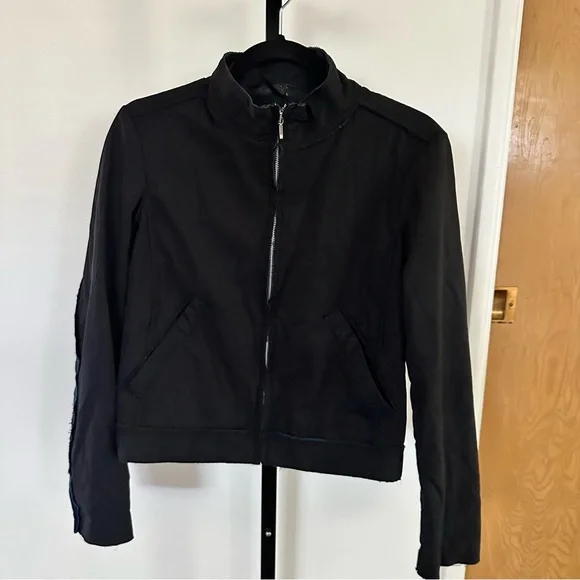 Diesel Women's Black Bomber Jacket with Teal Lining small - Picture 9 of 11